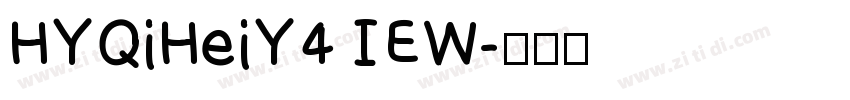 HYQiHeiY4 IEW字体转换